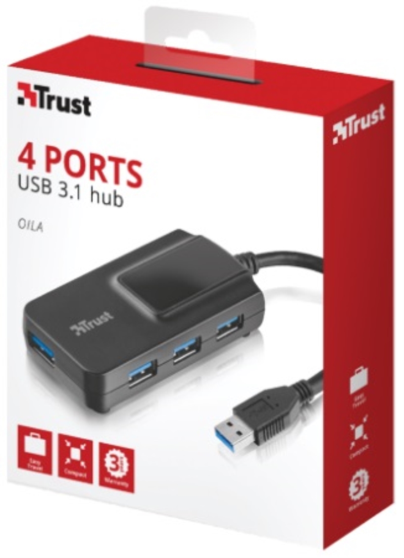 TRUST Hub 4 porte USB 3.0 Trust Oila